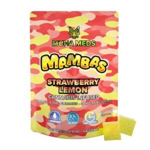 Mambas 200mg Gummies Strawberry Lemon product image