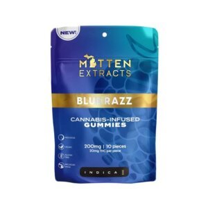 Mitten Extracts 200mg Gummies Blue Razz product image