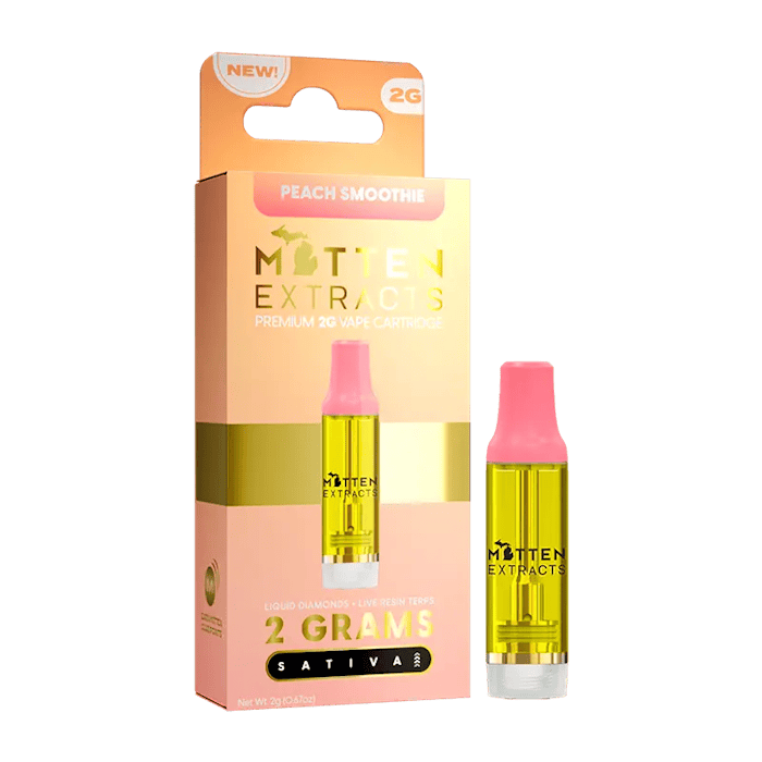 Mitten Extracts 2g Cart Peach Smoothie S Mitten Extracts 2g Cart Peach Smoothie S product image