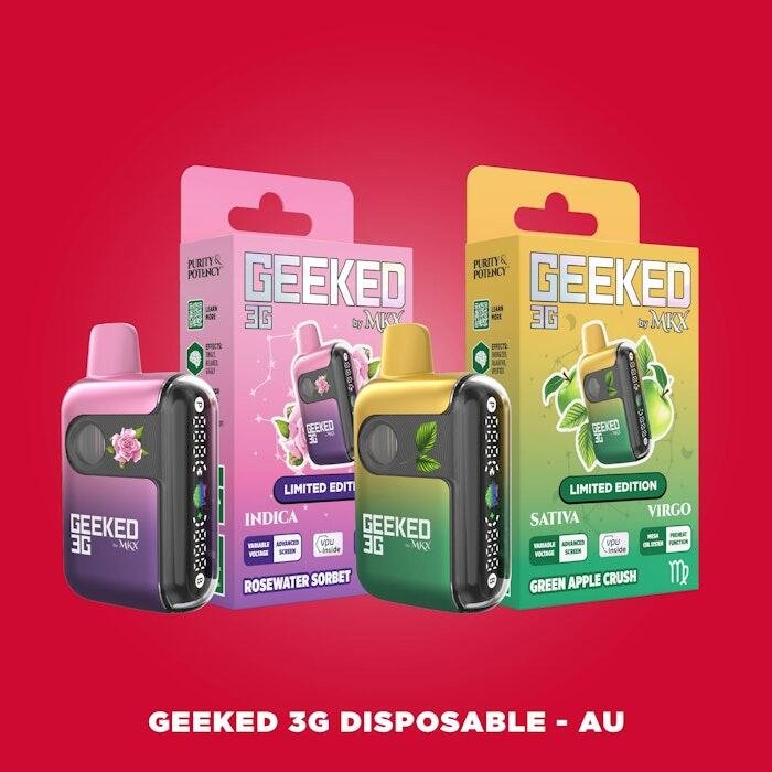Mkx 3g Geeked Disposable Rosewater Sorbet I Mkx 3g Geeked Disposable Rosewater Sorbet I product image