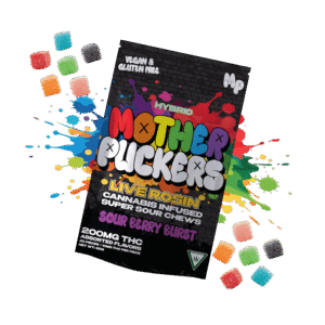 Mother Puckers 200mg Live Rosin Gummies Sour Berry Burst product image