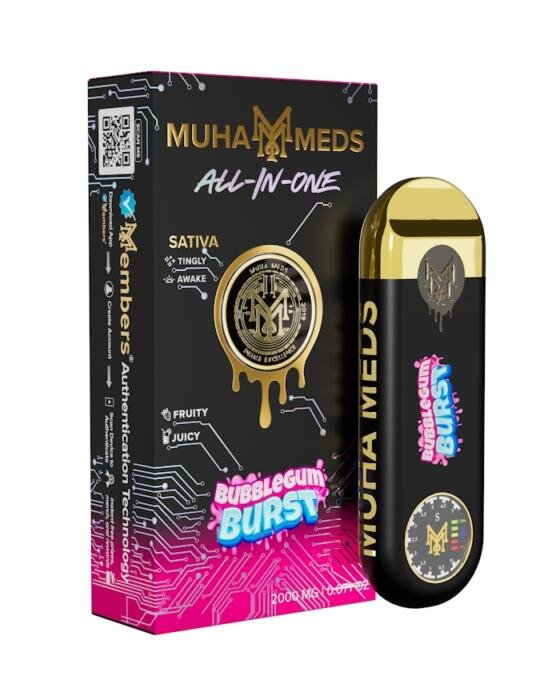 Muha Meds 2g Disposable Bubble Gum Burst Muha Meds 2g Disposable Bubble Gum Burst product image