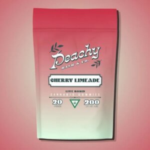 Peachy Hash Co 200mg Live Rosin Gummies Cherry Limeade product image