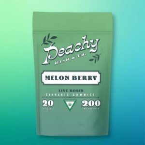 Peachy Hash Co 200mg Live Rosin Gummies Melon Berry product image