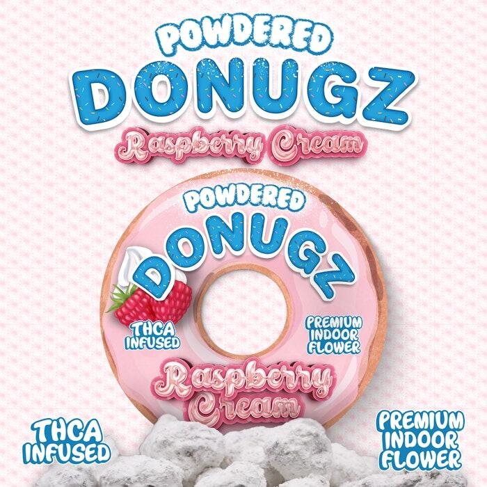 Powdered Donugz 3 5g Infused Prepack Raspberry Cream Powdered Donugz 3 5g Infused Prepack Raspberry Cream product image