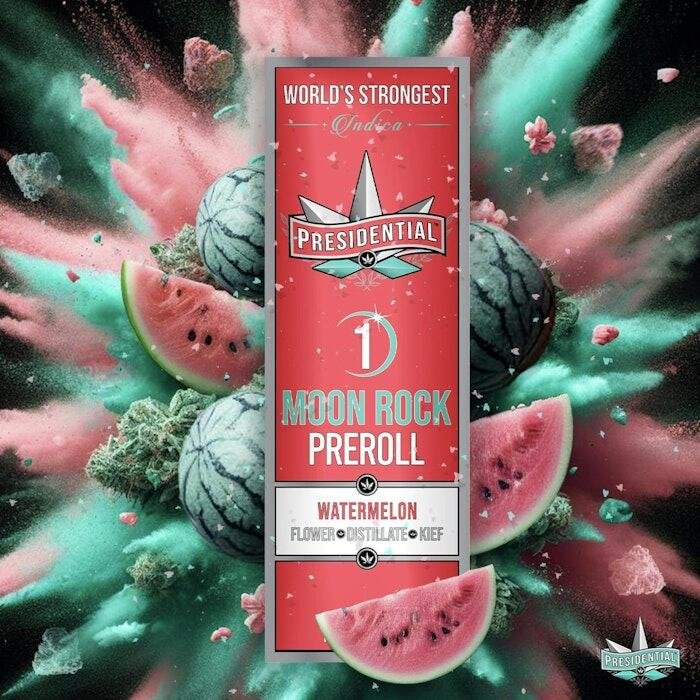 Presidential 1g Moon Rock Infused Preroll Watermelon Presidential 1g Moon Rock Infused Preroll Watermelon product image