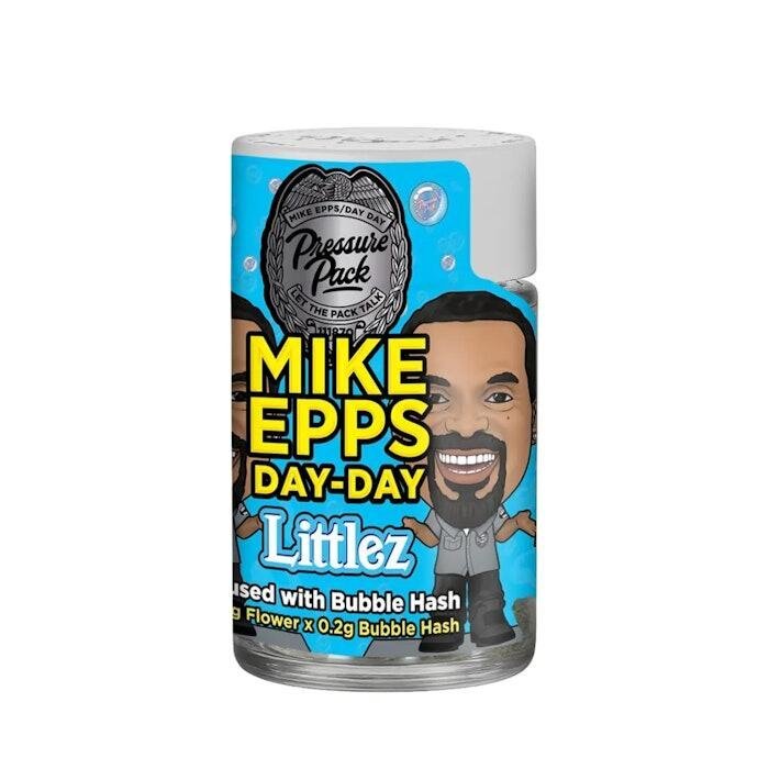 Pressure Pack X Mike Epps 5 Pack 7g Bubble Hash Infused Prerolls Day Day Blue 5-pack Pressure Pack X Mike Epps 5 Pack 7g Bubble Hash Infused Prerolls Day Day Blue (5-pack) product image