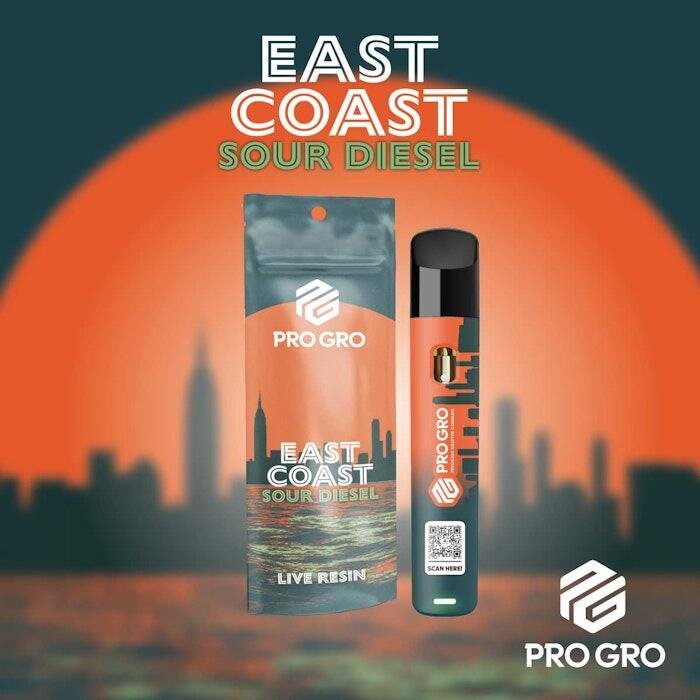 Pro Gro 1g Live Resin Disposable East Coast Sour Diesel Pro Gro 1g Live Resin Disposable East Coast Sour Diesel product image