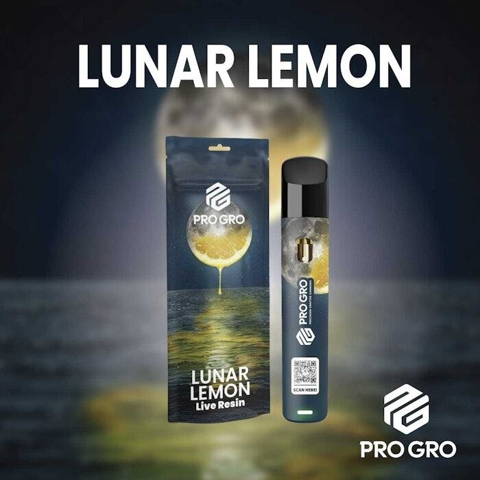 Pro Gro 1g Live Resin Disposable Lunar Lemon Pro Gro 1g Live Resin Disposable Lunar Lemon product image