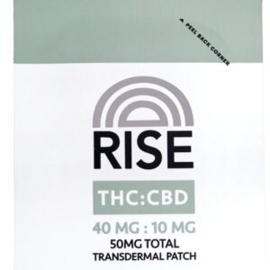 Rise 40mg Transdermal Patch THC CBD Relief 4 1 product image