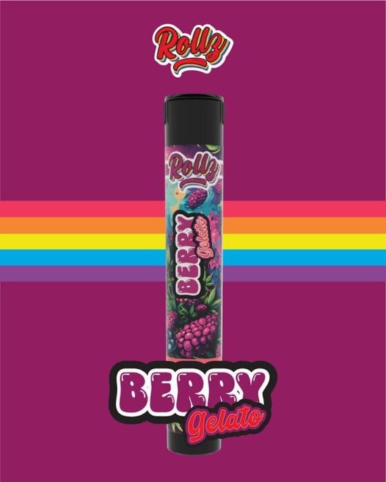 Rollz 1g Infused Preroll Berry Gelato Rollz 1g Infused Preroll Berry Gelato product image