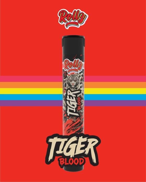 Rollz 1g Infused Preroll Tiger Blood Rollz 1g Infused Preroll Tiger Blood product image