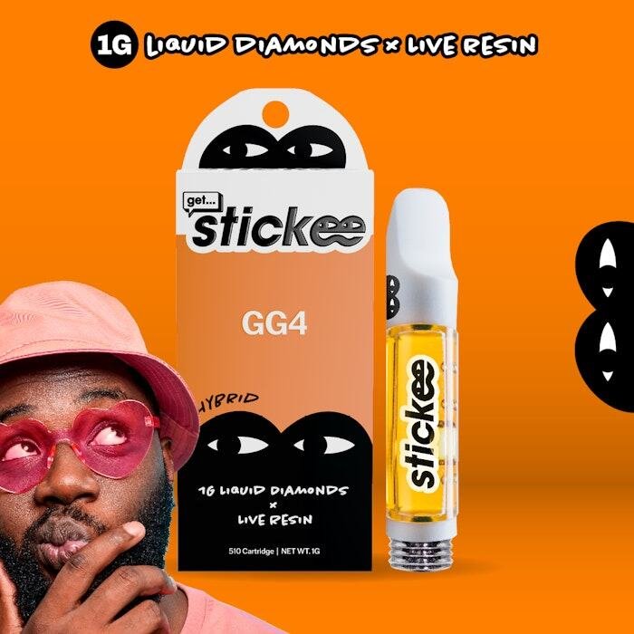 Stickee 1g Live Resin Cart Gg4 Stickee 1g Live Resin Cart Gg4 product image