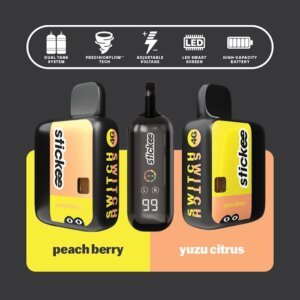 Stickee 4g Live Resin Disposable Yuzu Citus X Peach Berry product image
