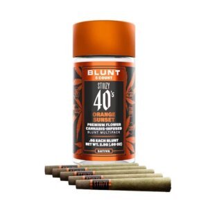 Stiiizy 5 Pack 5g Live Resin Infused Blunts Orange Sunset (5-pack) product image