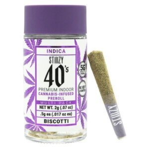 Stiiizy 5 Pack 5g Live Resin Infused Prerolls Biscotti (5-pack) product image