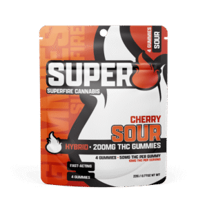 Superfire 200mg Gummies Sour Cherry product image