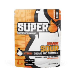 Superfire 200mg Gummies Sour Orange product image