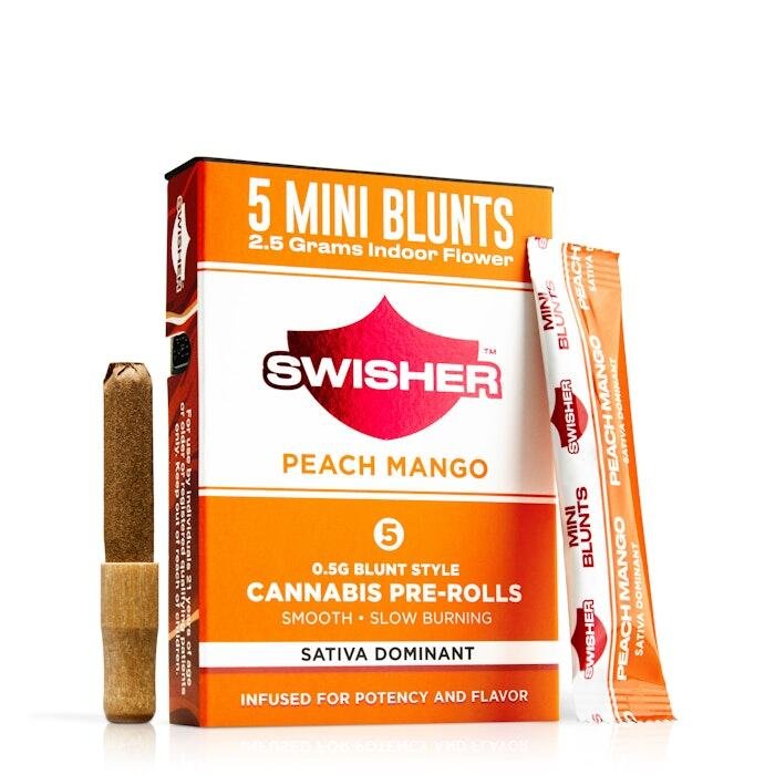Swisher 5 Pack 5g Infused Blunts Peach Mango S 5-pack Swisher 5 Pack 5g Infused Blunts Peach Mango S (5-pack) product image