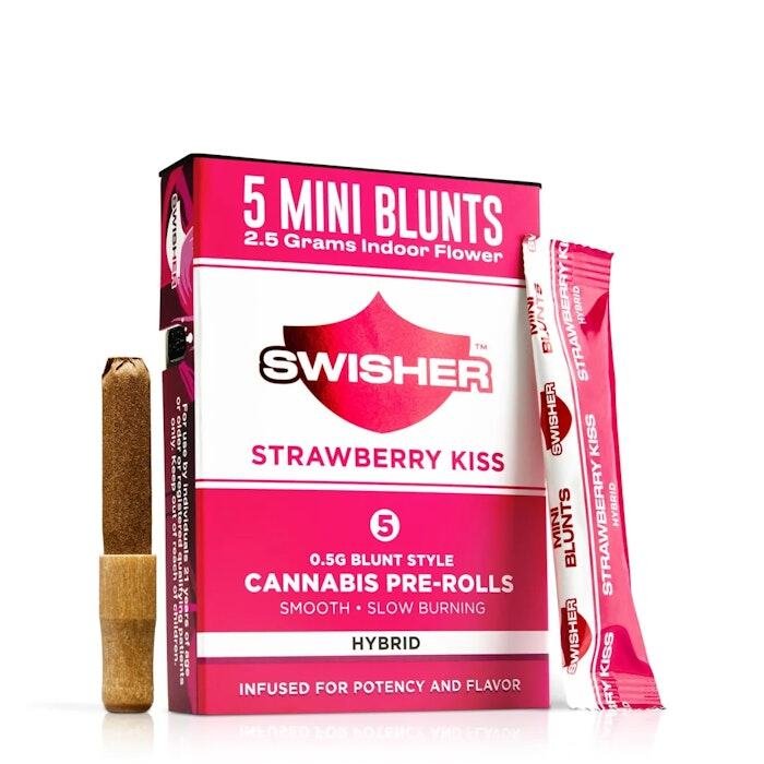 Swisher 5 Pack 5g Infused Blunts Strawberry Kiss H 5-pack Swisher 5 Pack 5g Infused Blunts Strawberry Kiss H (5-pack) product image