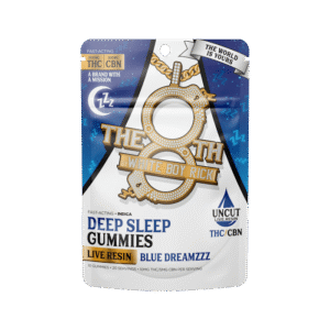 The 8th 200mg THC 100mg CBN Live Resin Gummies Blue Dreamzzz product image