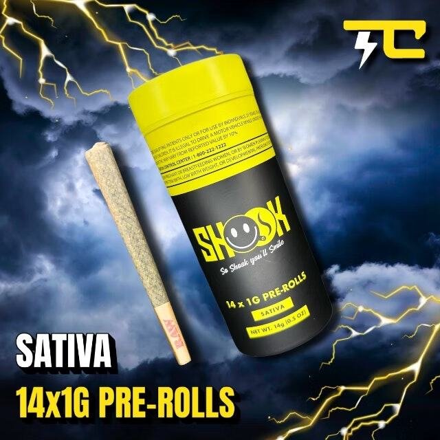 Thunder Canna 14 Pack 1g Prerolls Blue Dream 14-pack Thunder Canna 14 Pack 1g Prerolls Blue Dream (14-pack) product image