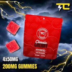 Thunder Canna 200mg Gummies Classic Cherry product image