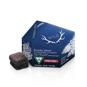 Wyld 100mg THC 50mg CBN Gummies Elderberry product image